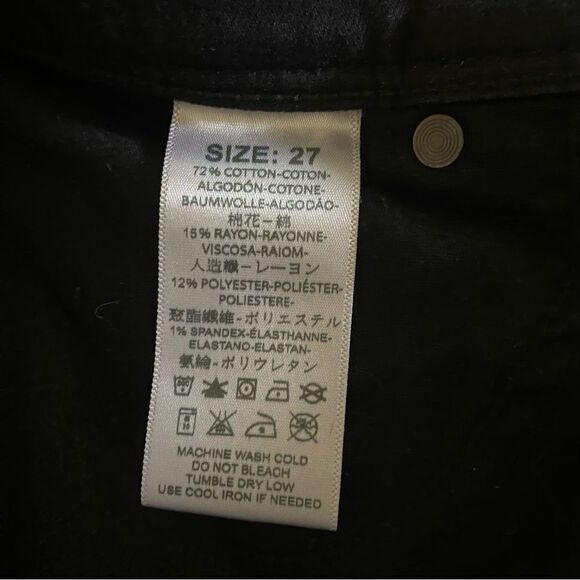 Free People Skinny Jeans 27 Waist Black Classic Academia - Picture 9 of 9